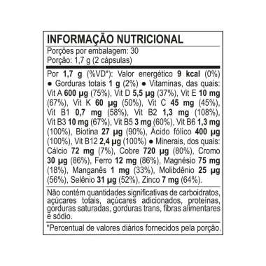 Nutren A-Z Mulher Suplemento Alimentar com 60 Cápsulas