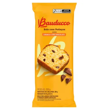 Bolo Bauducco Laranja com Chocolate 200g