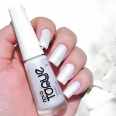 Esmalte Novo Toque Branco Cintilante 8ml