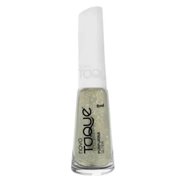 Esmalte Novo Toque Purpurina Gliter 8ml