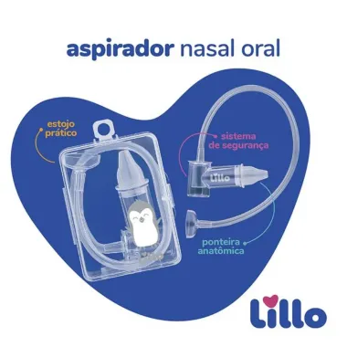 Aspirador Nasal de Sucção Lillo 0+ Meses