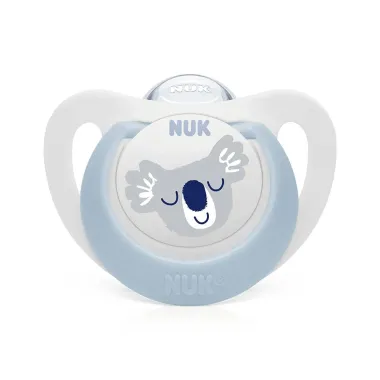 Chupeta NUK Star Boy Silicone 0-6 Meses