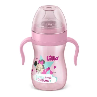 Copo Lillo Disney  Minnie Menina Rosa 6 meses+ 240ml