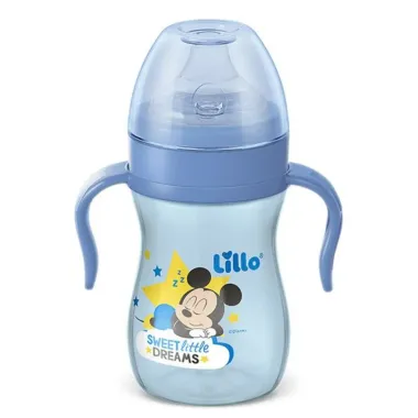 Copo Lillo Disney Menino Azul 6 meses  240ml