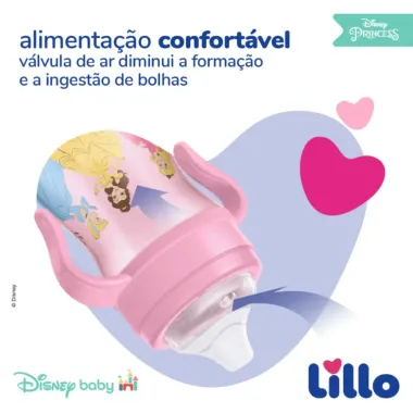 Copo Lillo Disney Princesas Rosa 6 Meses  240ml