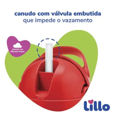 Copo Lillo com Canudo Mickey 12 meses 300ml