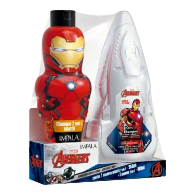 Shampoo Infantil Impala 2 em 1 Homem de Ferro 250ml