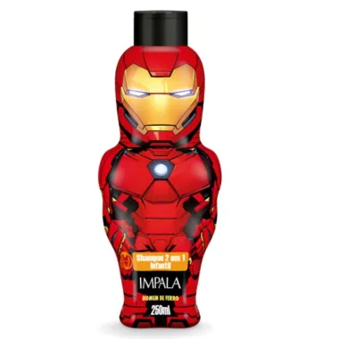 Shampoo Infantil Impala 2 em 1 Homem de Ferro 250ml