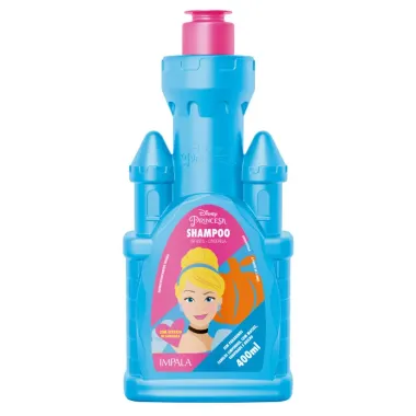 Shampoo Impala Princesas Cinderela 400ml e Condicionador Impala Princesa Cinderela 250ml