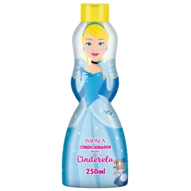 Shampoo Impala Princesas Cinderela 400ml e Condicionador Impala Princesa Cinderela 250ml