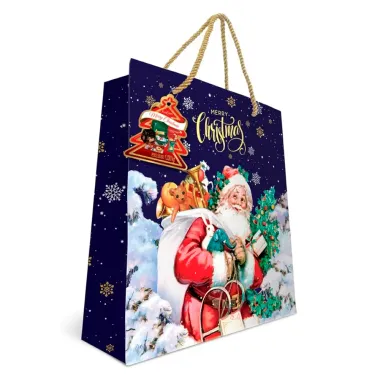 Kit Sacola Natal Santa Edwigws Merry Christmas 1.03kg
