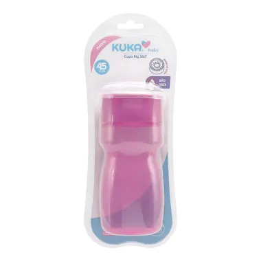 Copo Kuka Baby Big 360 Rosa 330ml