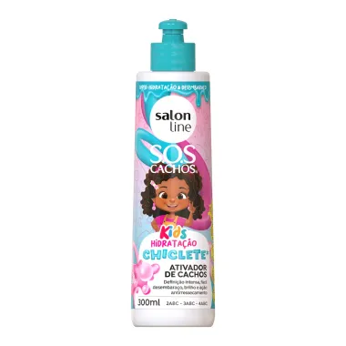 Ativador de Cachos Salon Line Kids SOS Cachos Hidratação Chiclete 300ml