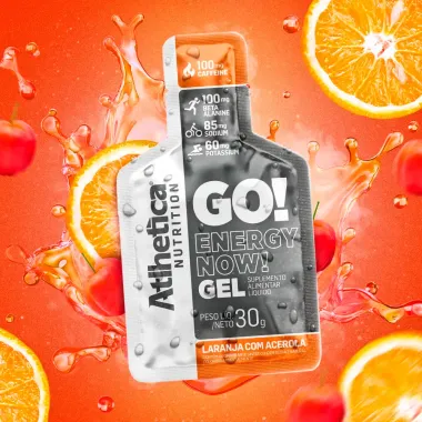 Go Energy Now Gel Sabor Laranja com Acerola 30g