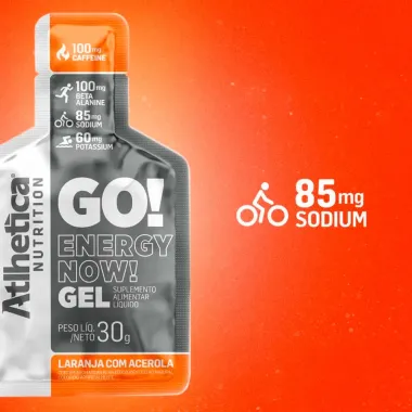 Go Energy Now Gel Sabor Laranja com Acerola 30g