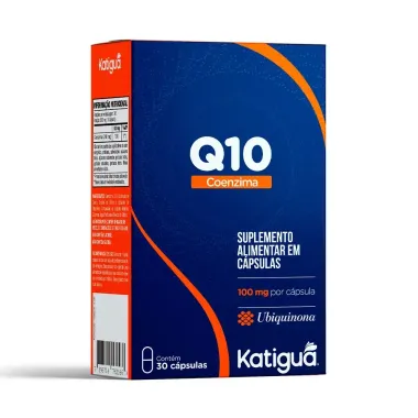Coenzima Q10 Katiguá 100mg com 30 Cápsulas