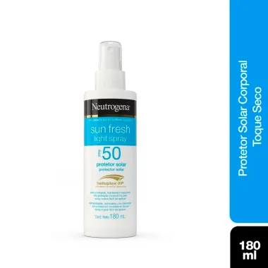 Protetor Solar Neutrogena Sun Fresh Light FPS 50 Spray 180ml