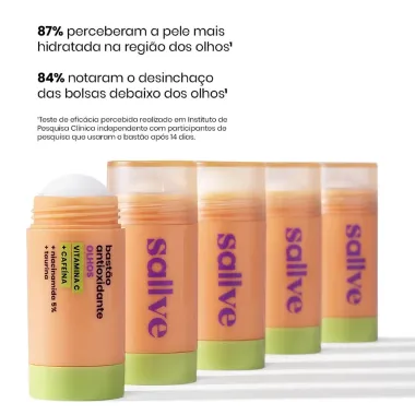 Bast&atilde;o Antiolheiras Antioxidante Sallve Olhos 10g