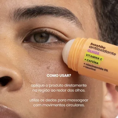 Bast&atilde;o Antiolheiras Antioxidante Sallve Olhos 10g