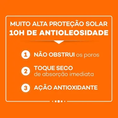 Actine Protetor Solar Darrow FPS 60 Antioleosidade sem Cor Toque Seco 30g