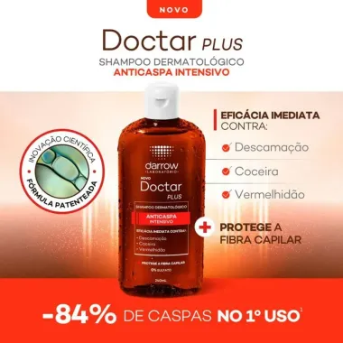 Shampoo Dermatológico Darrow Doctar Plus Anticaspa Intensivo 380ml