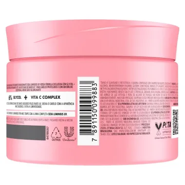Máscara de Tratamento Seda 6% Glycol e Vita C Complex Luminous Uv 300g