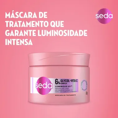 Máscara de Tratamento Seda 6% Glycol e Vita C Complex Luminous Uv 300g