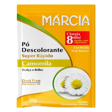 Pó Descolorante Márcia Super Rápido Camomila 20g