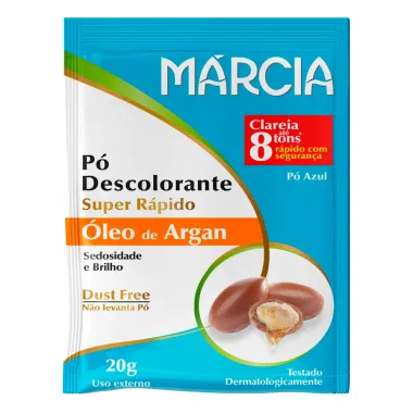 Pó Descolorante Márcia Super Rápido Óleo de Argan 20g