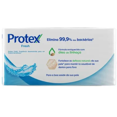 Sabonete em Barra Antibacteriano Protex Fresh 6 Unidades de 85g cada
