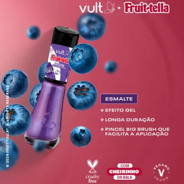 Esmalte Vult Fruitttela Gel Blueberry 8ml