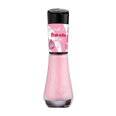 Esmalte Vult Fruit Tella Gel Morango 5 Free  8ml
