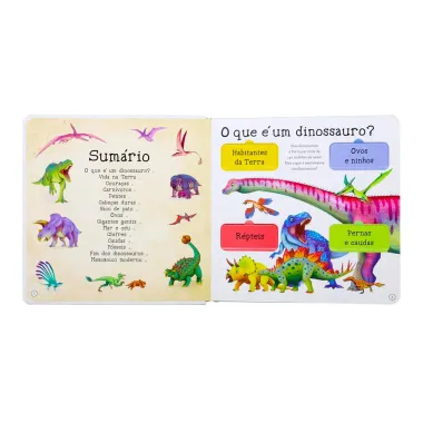 Livro Aprendendo Brincando Melhoramentos Incríveis Dinossauros