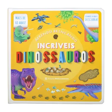 Livro Aprendendo Brincando Melhoramentos Incríveis Dinossauros