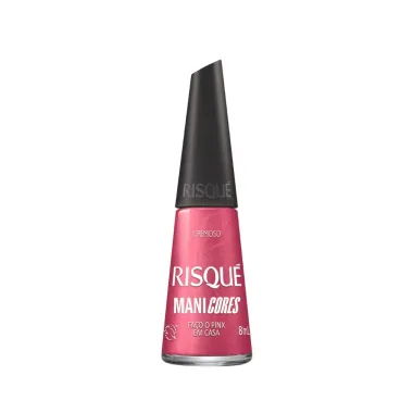 Esmalte Risqué Cremoso Mani Cores Faço o Pinx em Casa 8ml