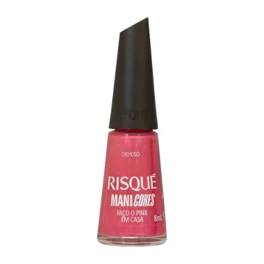 Esmalte Risqué Cremoso Mani Cores Faço o Pinx em Casa 8ml