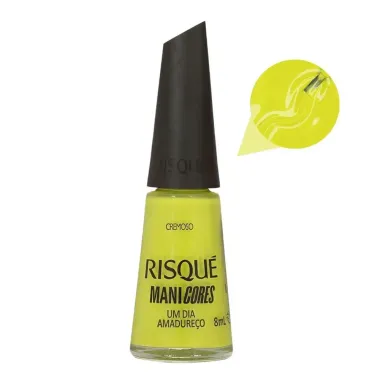 Esmalte Verde Risqué ManiCores Um dia Amadureço Cremoso 8ml