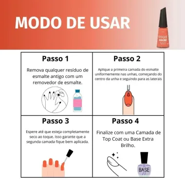 Esmalte Coral Risqué ManiCores Recuperei a Dignidade Cremoso 8ml