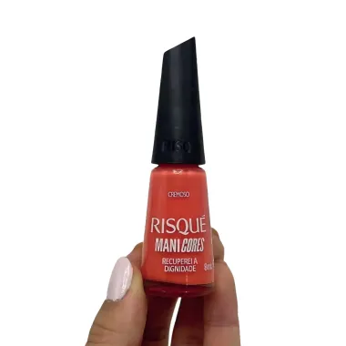 Esmalte Coral Risqué ManiCores Recuperei a Dignidade Cremoso 8ml