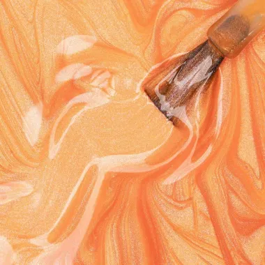 Esmalte Laranja Risqu&eacute; ManiCores Credita no Brilho Met&aacute;lico 8 ml