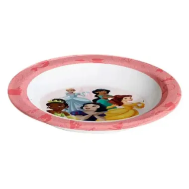 Prato Infantil Fundo Melamine Princesas