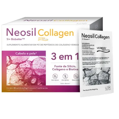 Neosil Collagen 3 em1 Sabor Abacaxi com 30 Saches de 5g cada