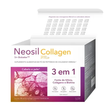 Neosil Collagen 3 em1 Sabor Abacaxi com 30 Saches de 5g cada