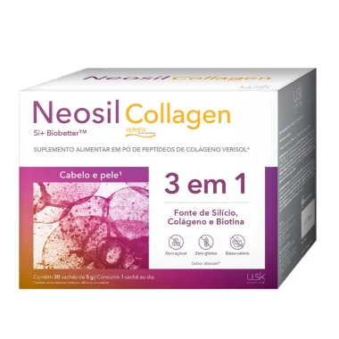 Neosil Collagen 3 em1 Sabor Abacaxi com 30 Saches de 5g cada