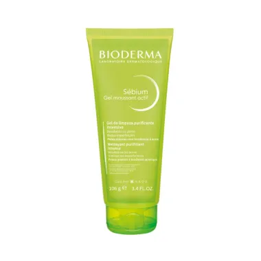 Gel de Limpeza Facial Bioderma S&eacute;bium Gel Moussant Actif 100ml