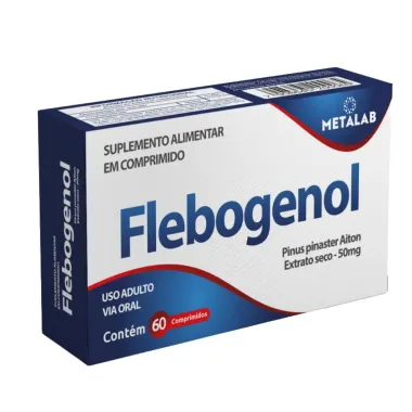 Flebogenol Metalab com 60 Comprimidos