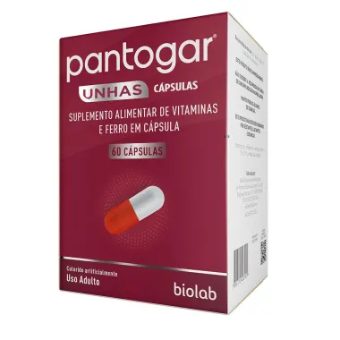 Pantogar Biolab Unhas 60 Cápsulas