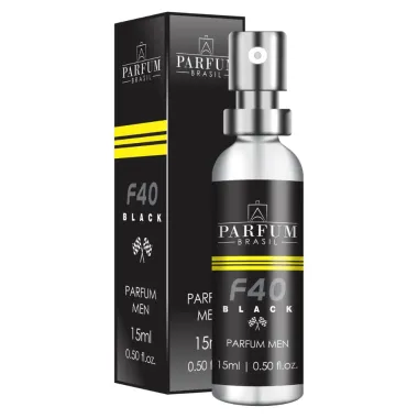 Perfume Masculino Parfum Brasil F40 Black 15ml