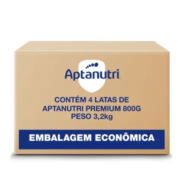 Aptanutri Premium 3 com 4 Latas de 800g Cada Unidades Embalagem Econômica