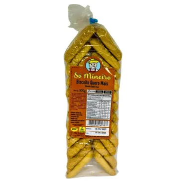 Biscoito Sô Mineiro Quero Mais Sabor Coco 300g